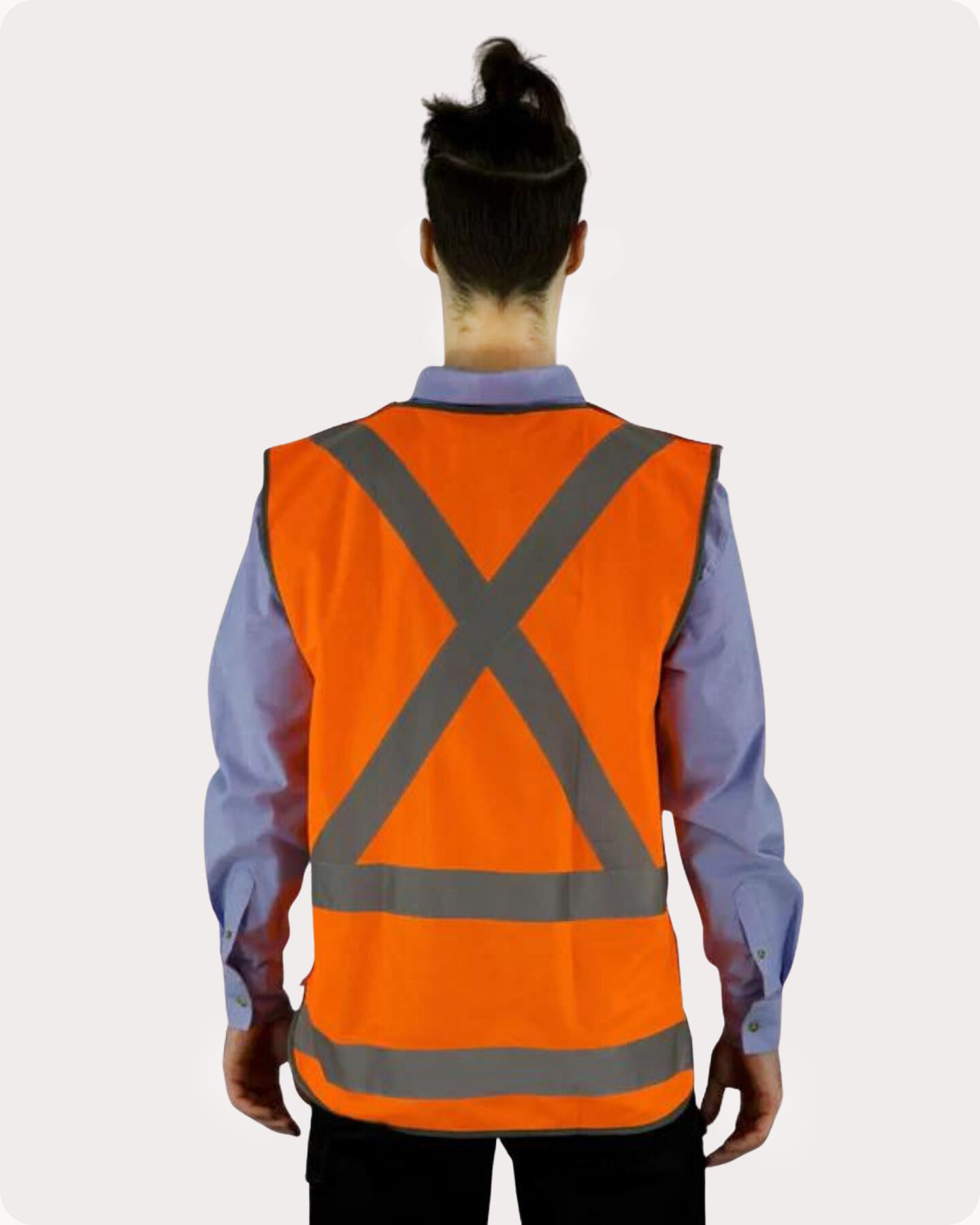 Hi Vis Taped Safety Vest 12VOX