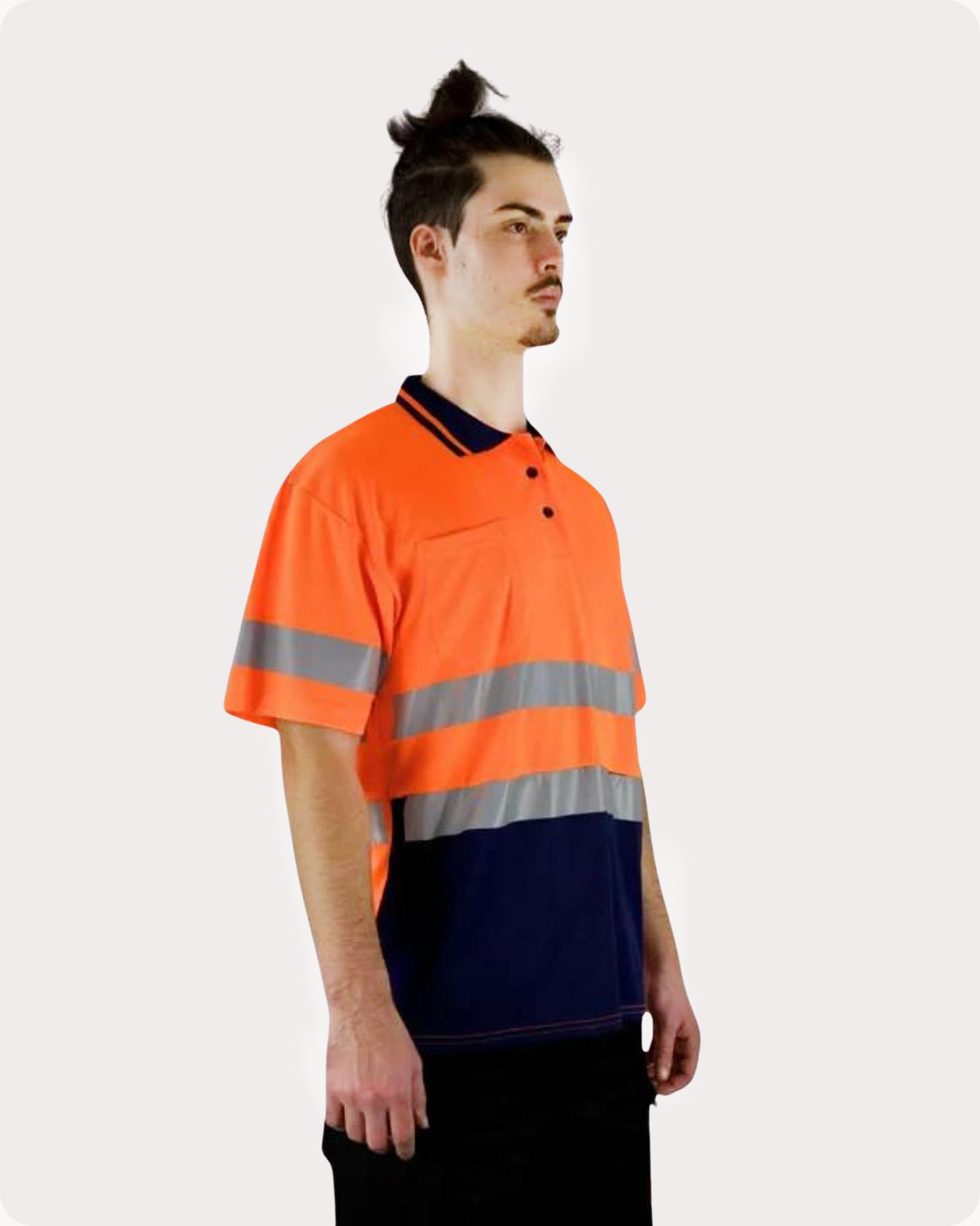 Hi Vis SS Taped Polo With Pocket 19OST