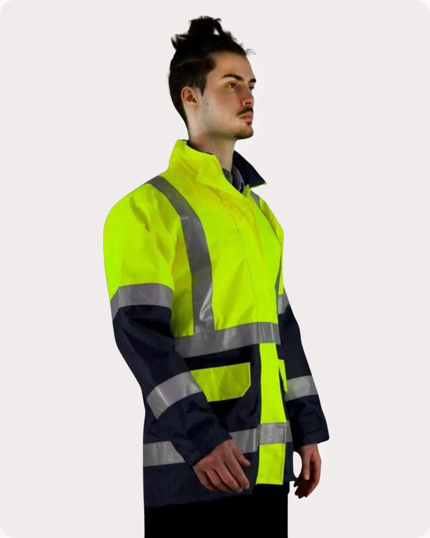 Hi Vis Taped Rain Jacket 2RJYT