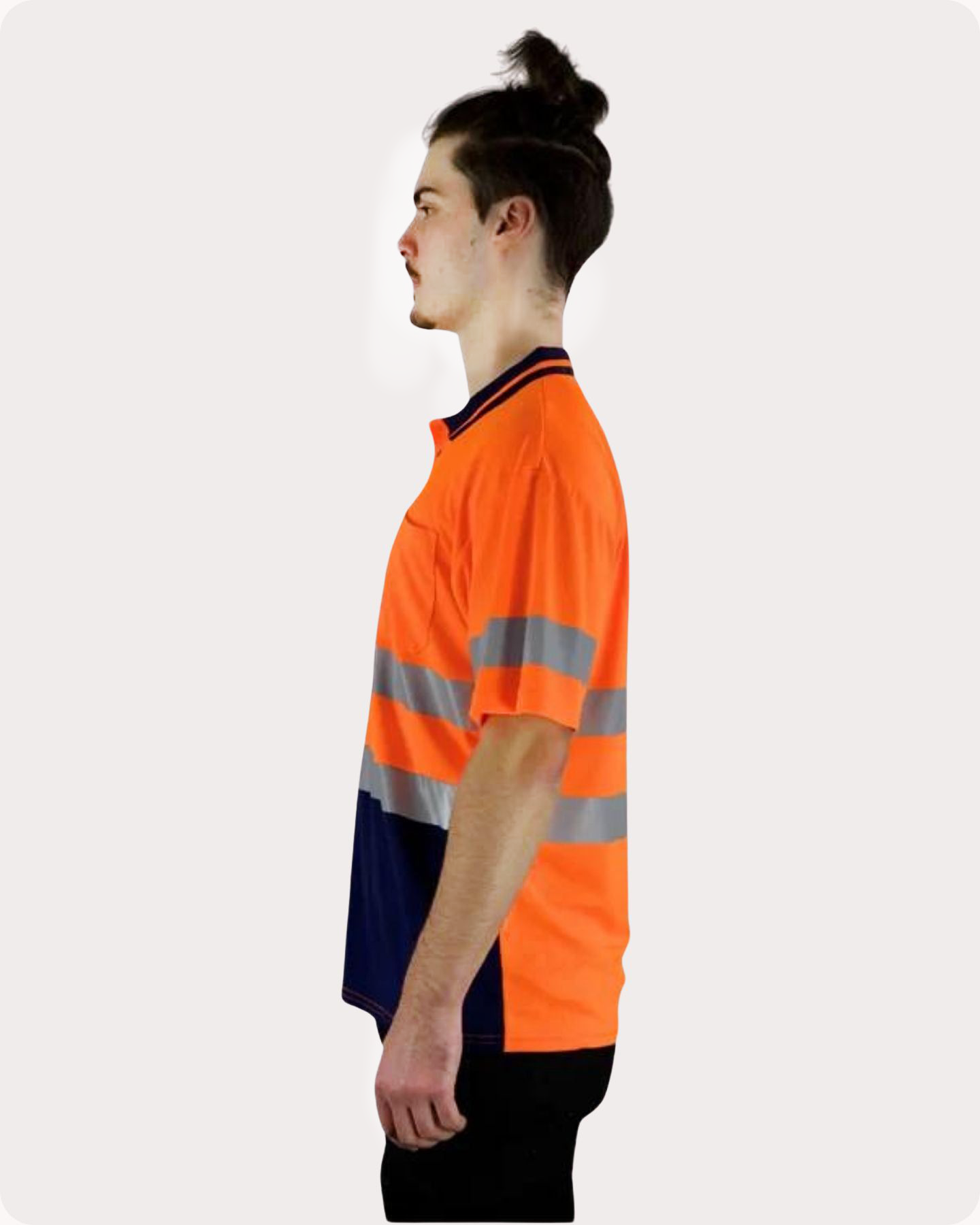 Hi Vis SS Taped Polo With Pocket 19OST