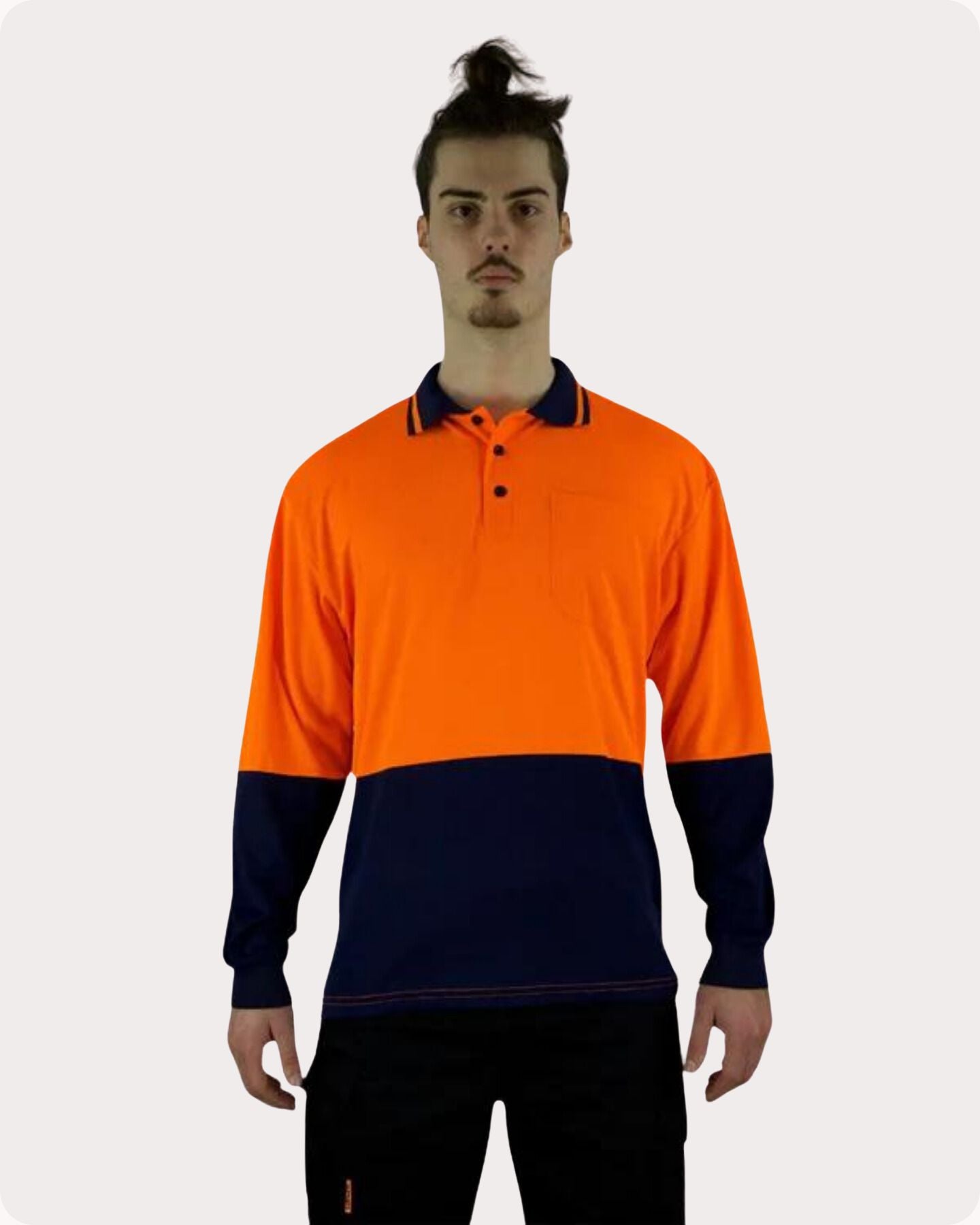 Hi Vis LS Polo Shirt 19OL