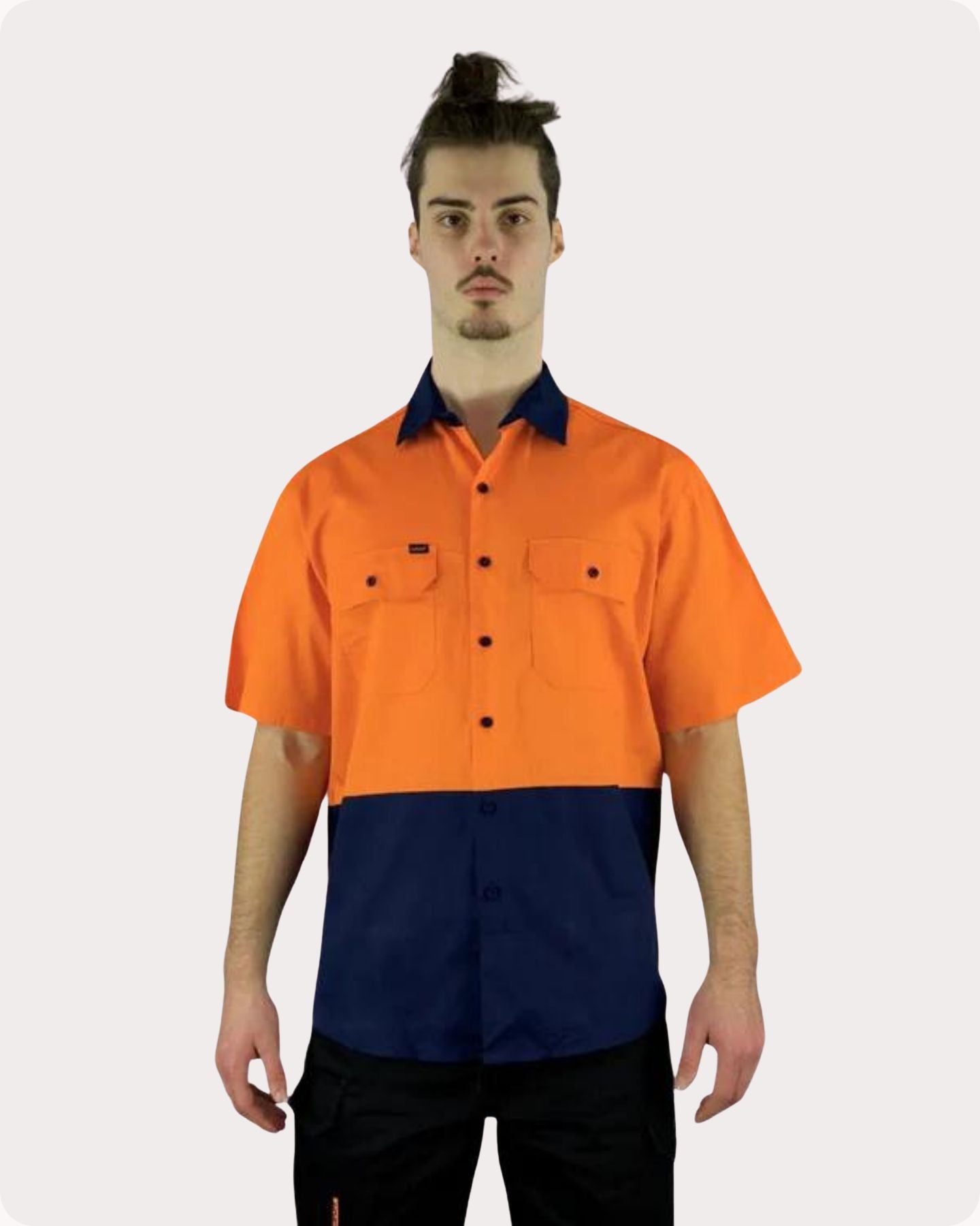 Hi Vis SS Lightweight Drill Shirt 7LDOS