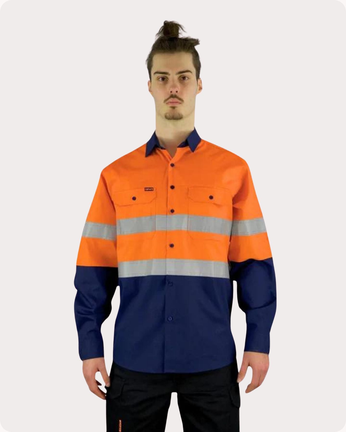 Hi Vis LS Taped Shirt With Pocket 7LDOT