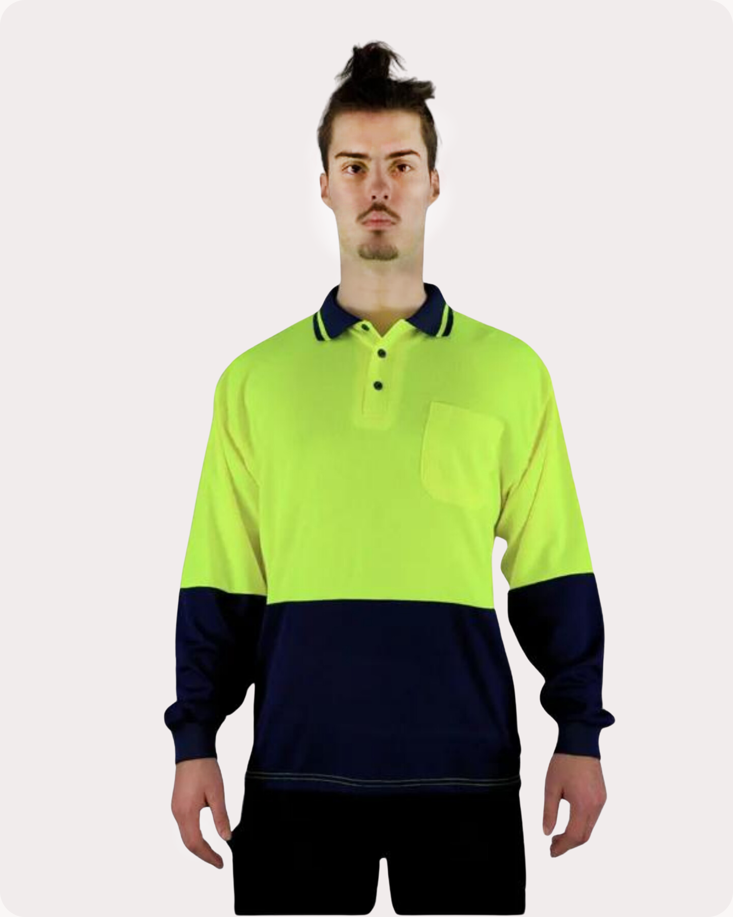 Hi Vis LS Polo Shirt 19YL