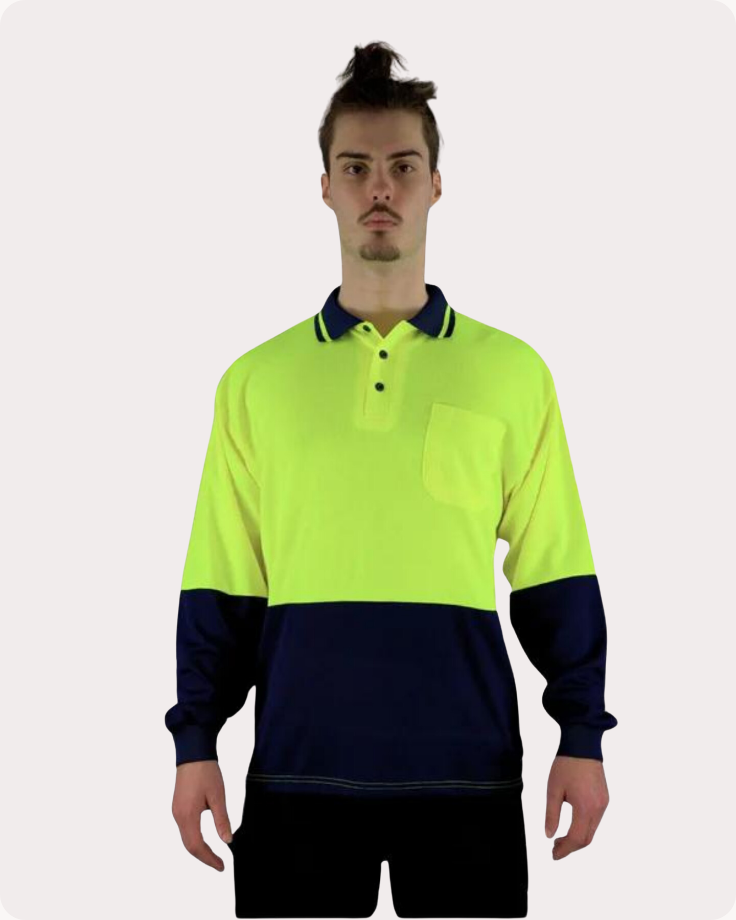 Hi Vis LS Polo Shirt 19YL