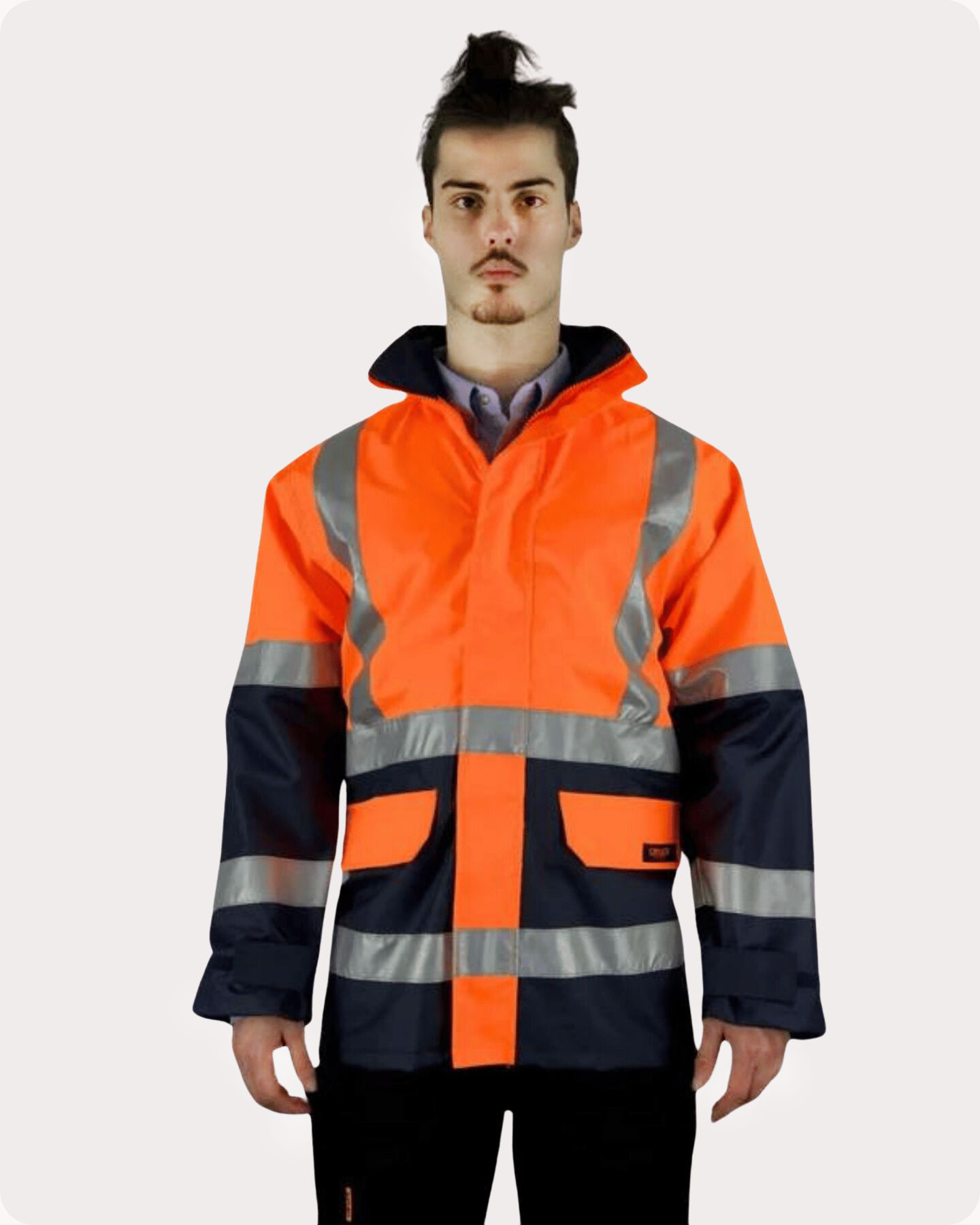 Hi Vis Taped Rain Jacket 2RJOX