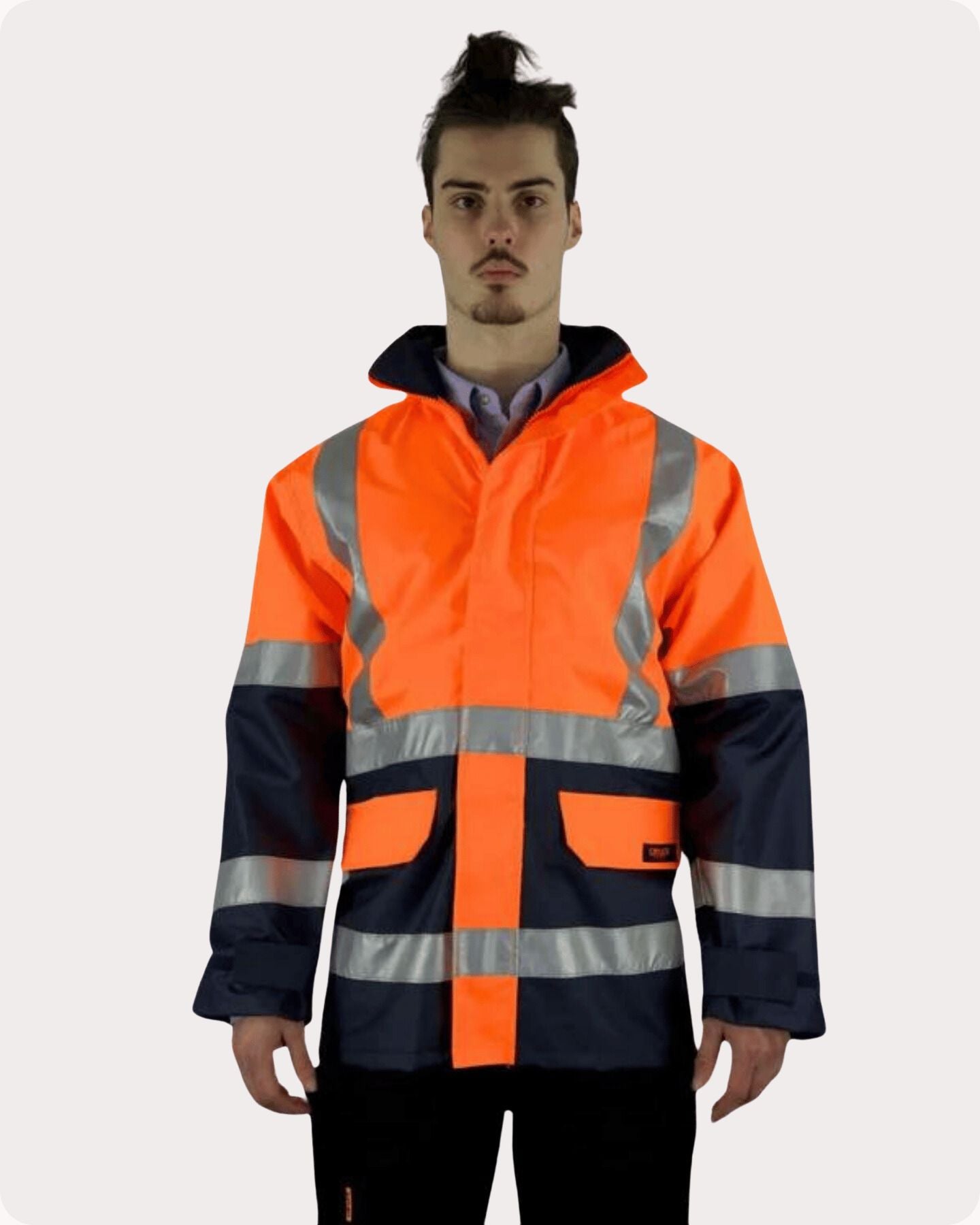 Hi Vis Taped Rain Jacket 2RJOX