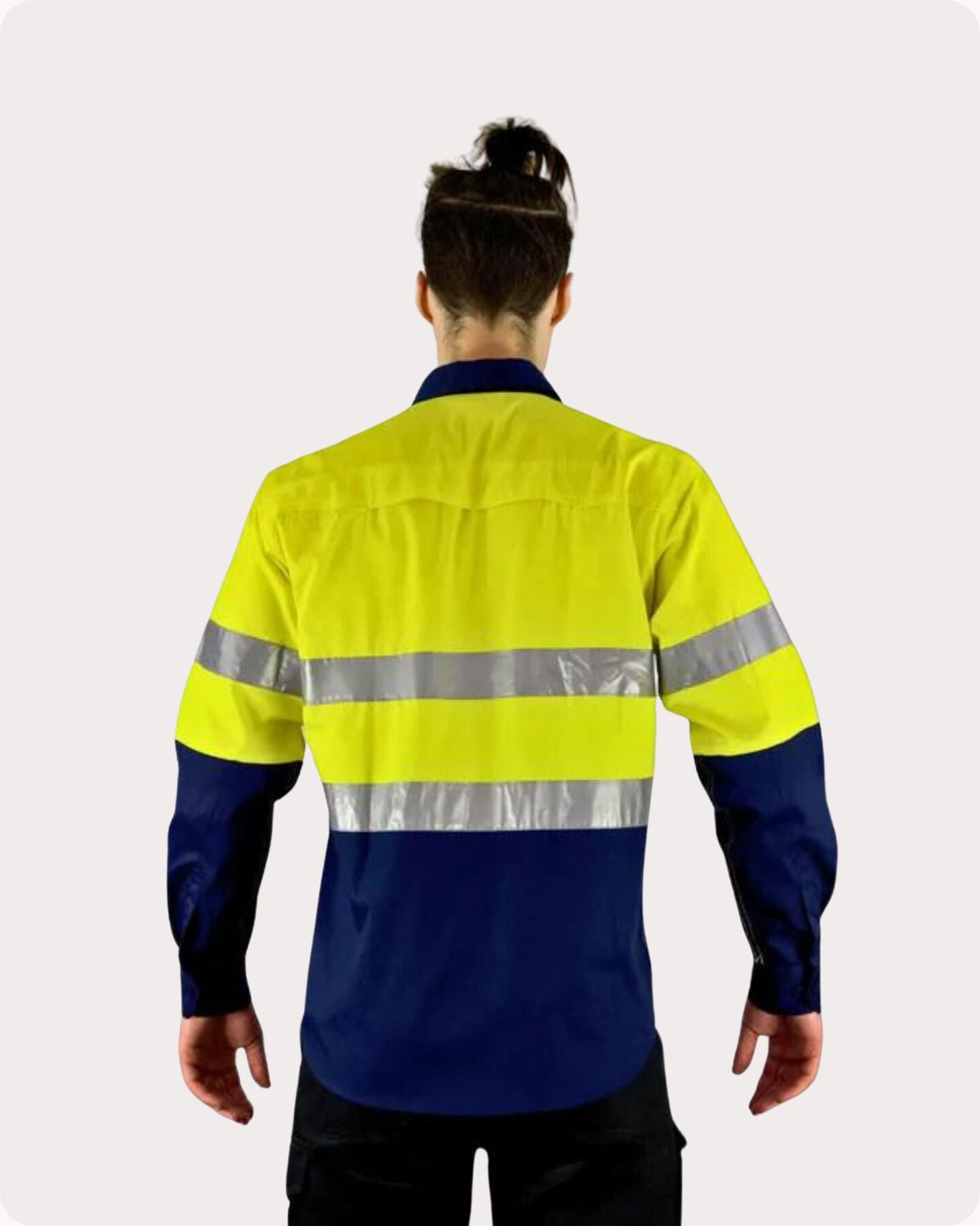 Hi Vis LS Taped Shirt With Pocket 7LDYT