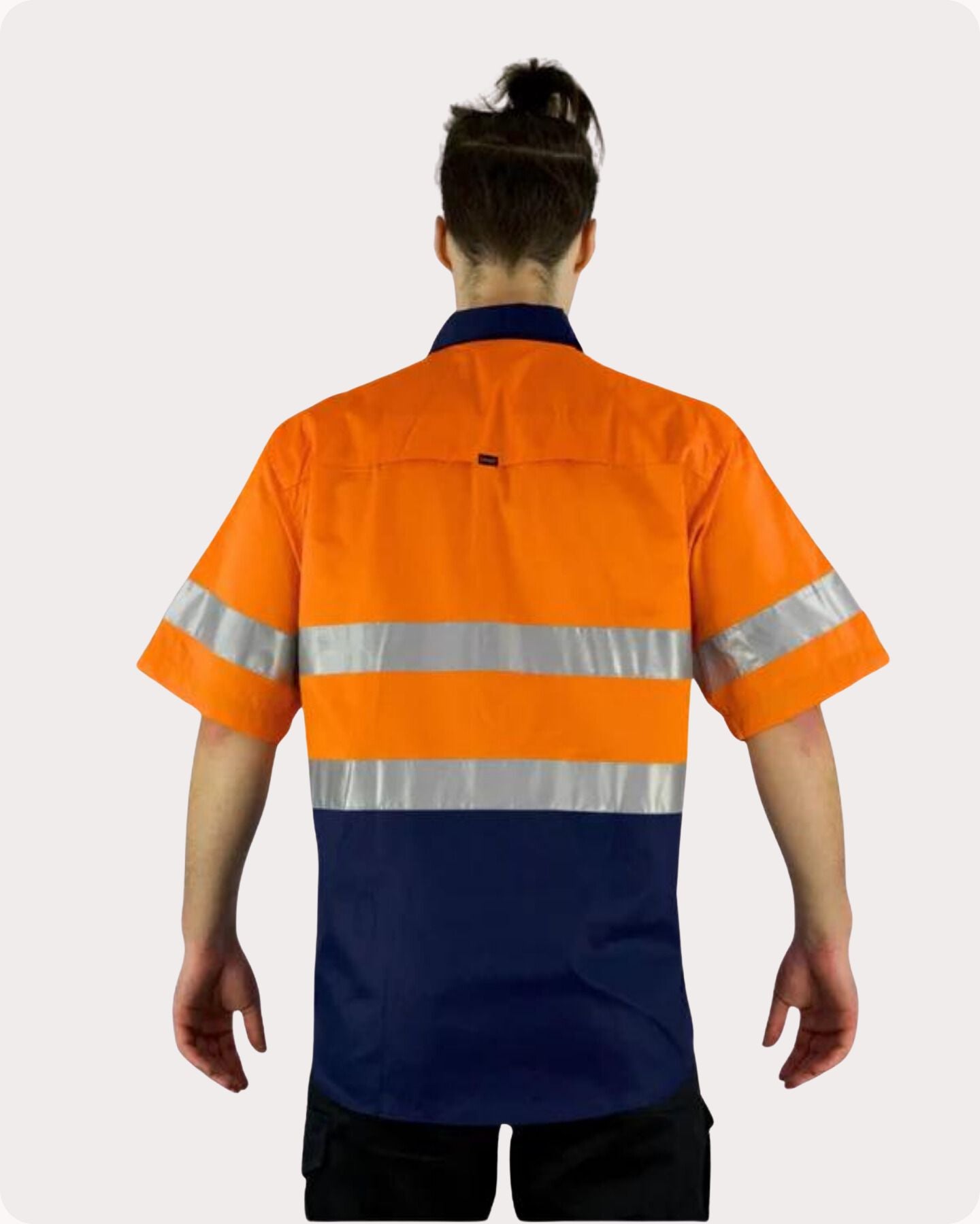 Hi Vis SS Taped Drill Work Shirt 7LDOST