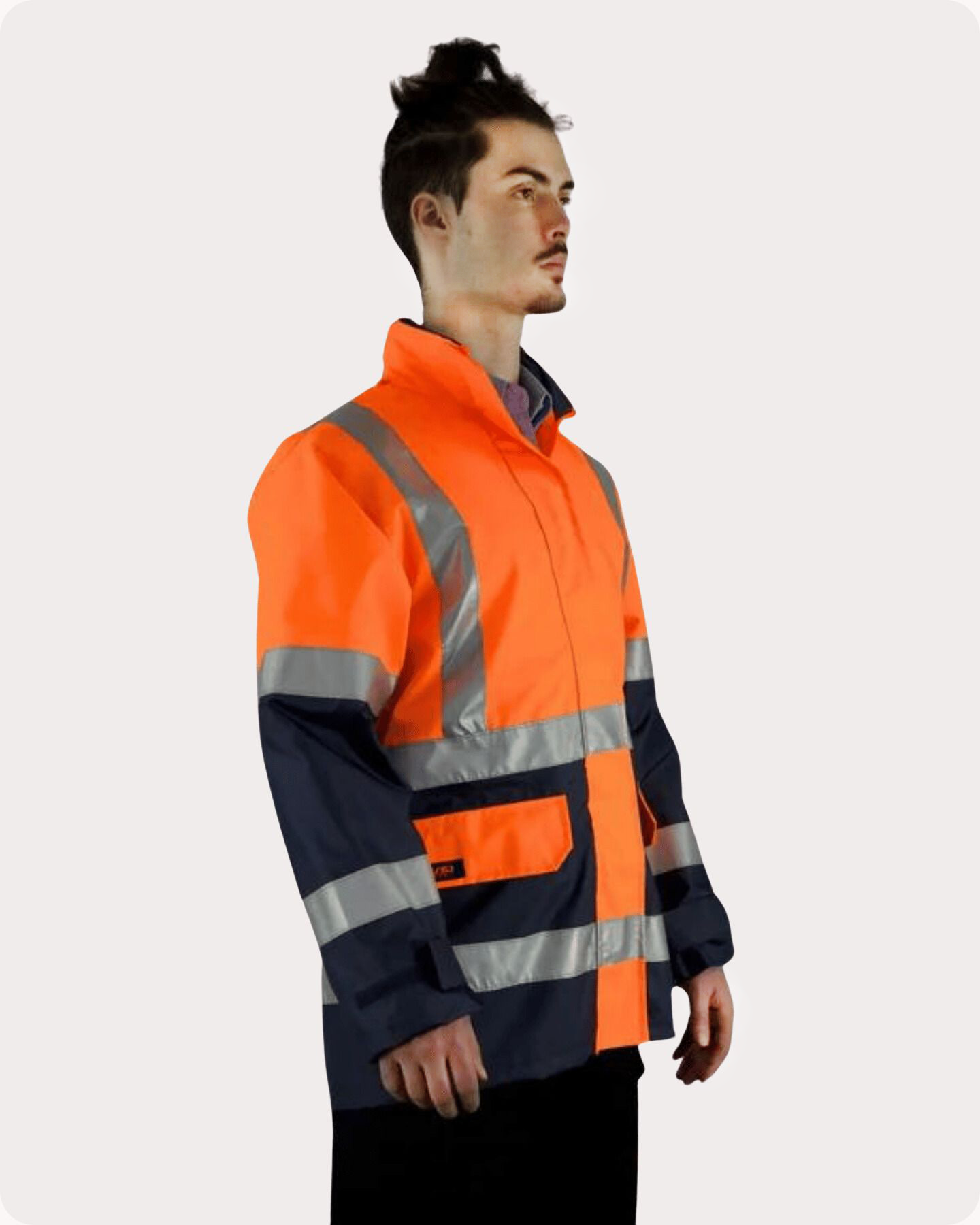 Hi Vis Taped Rain Jacket 2RJOX