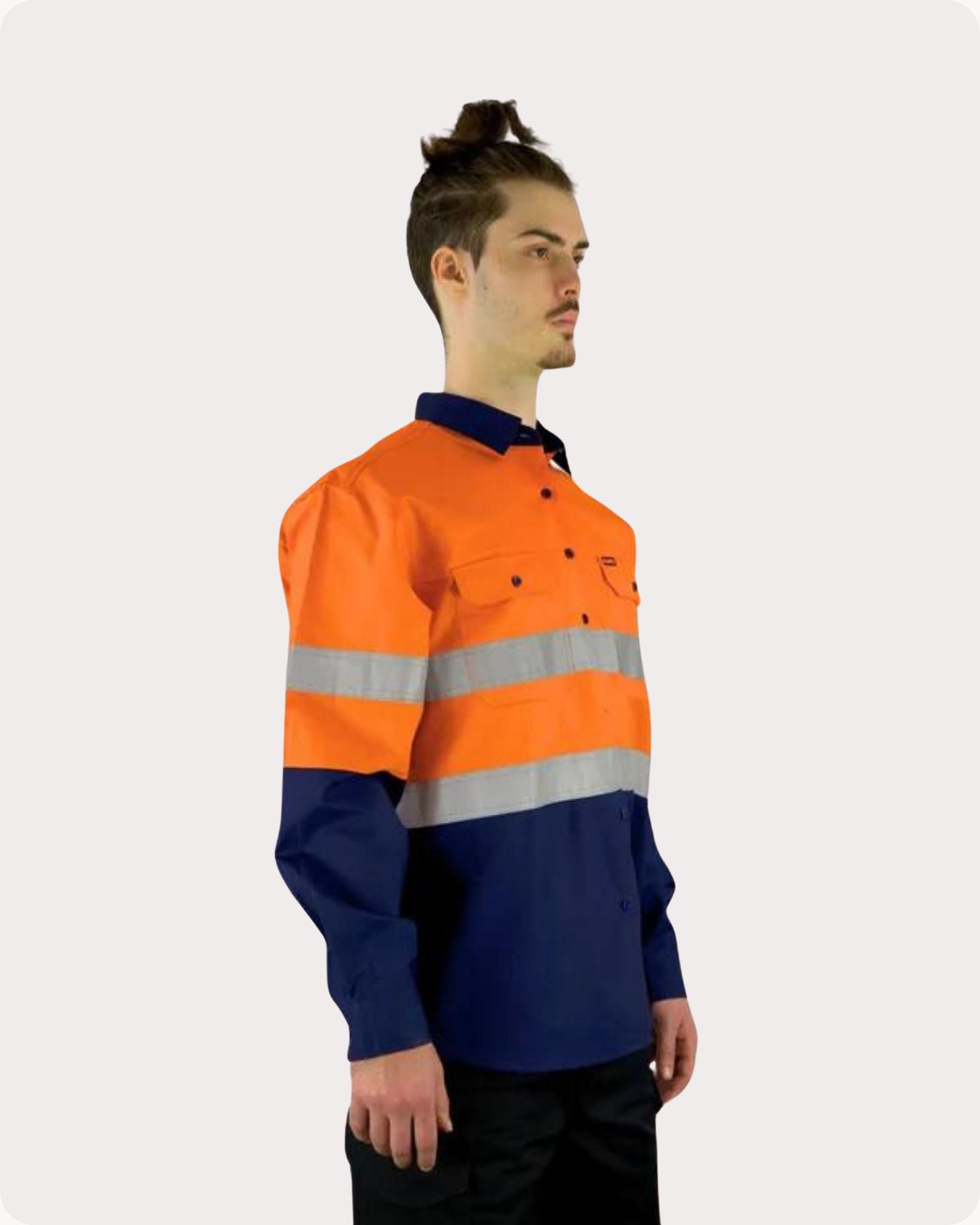 Hi Vis LS Taped Shirt With Pocket 7LDOT