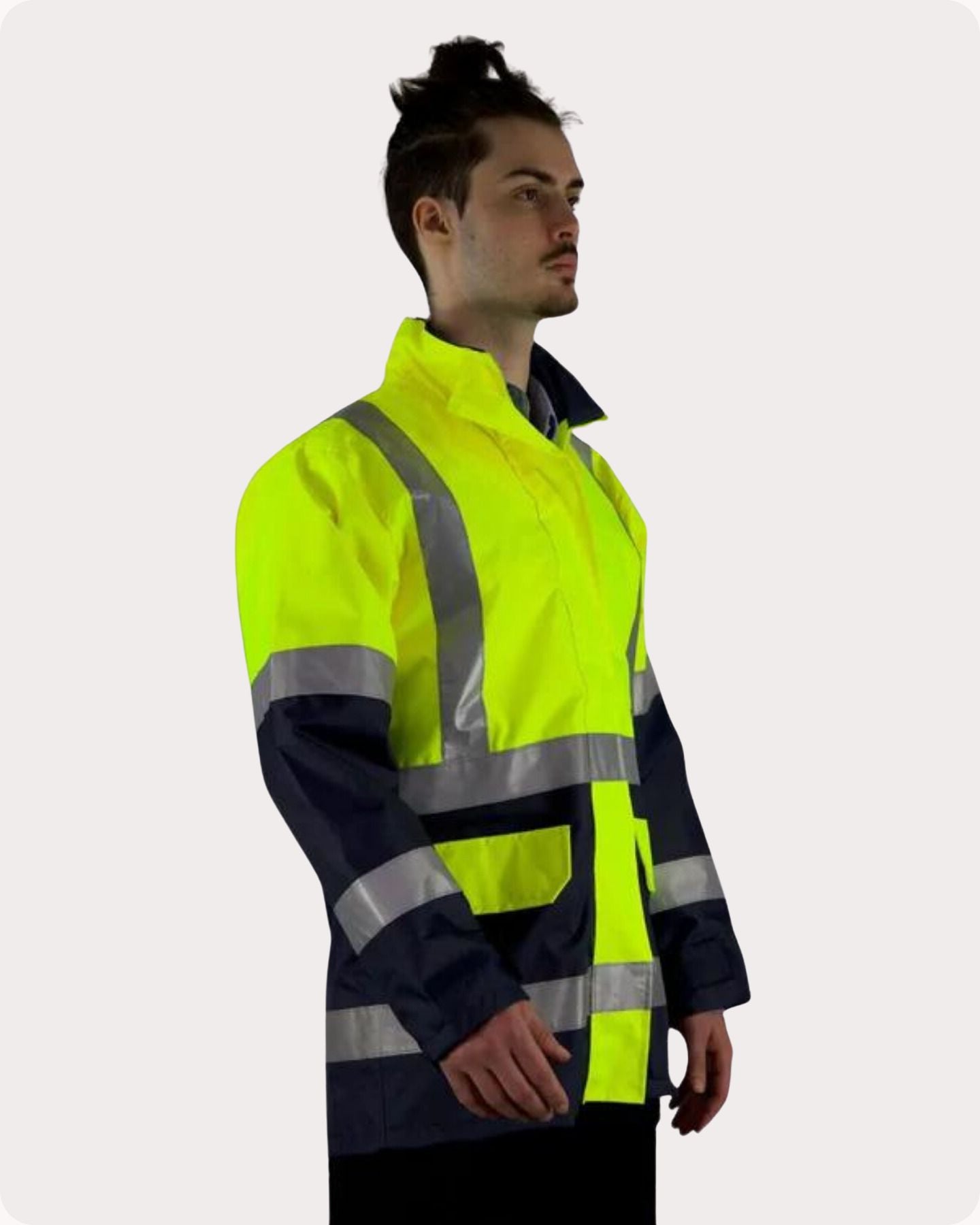 Hi Vis Taped Rain Jacket 2RJYT