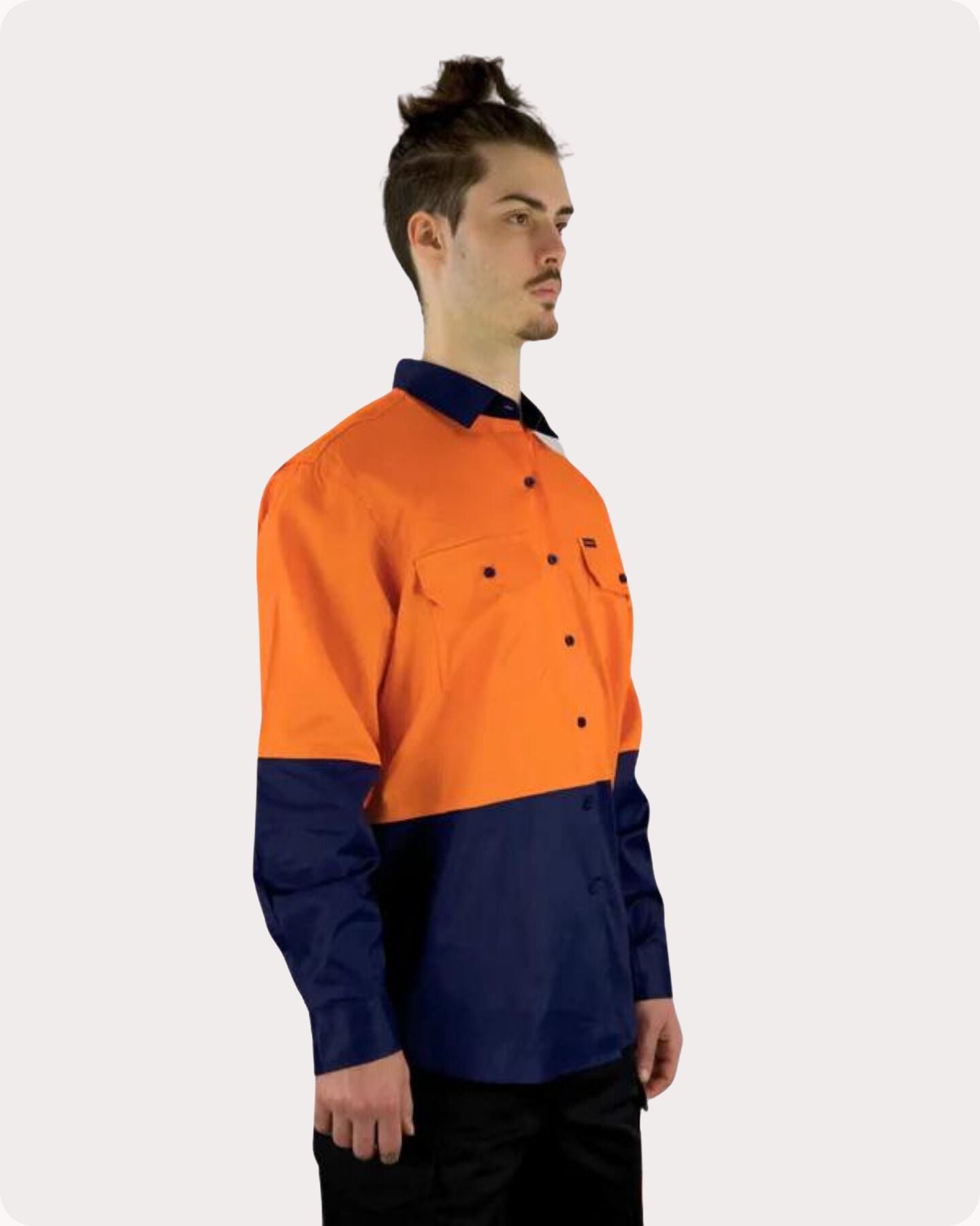 Hi Vis LS Drill Shirt 7LDO