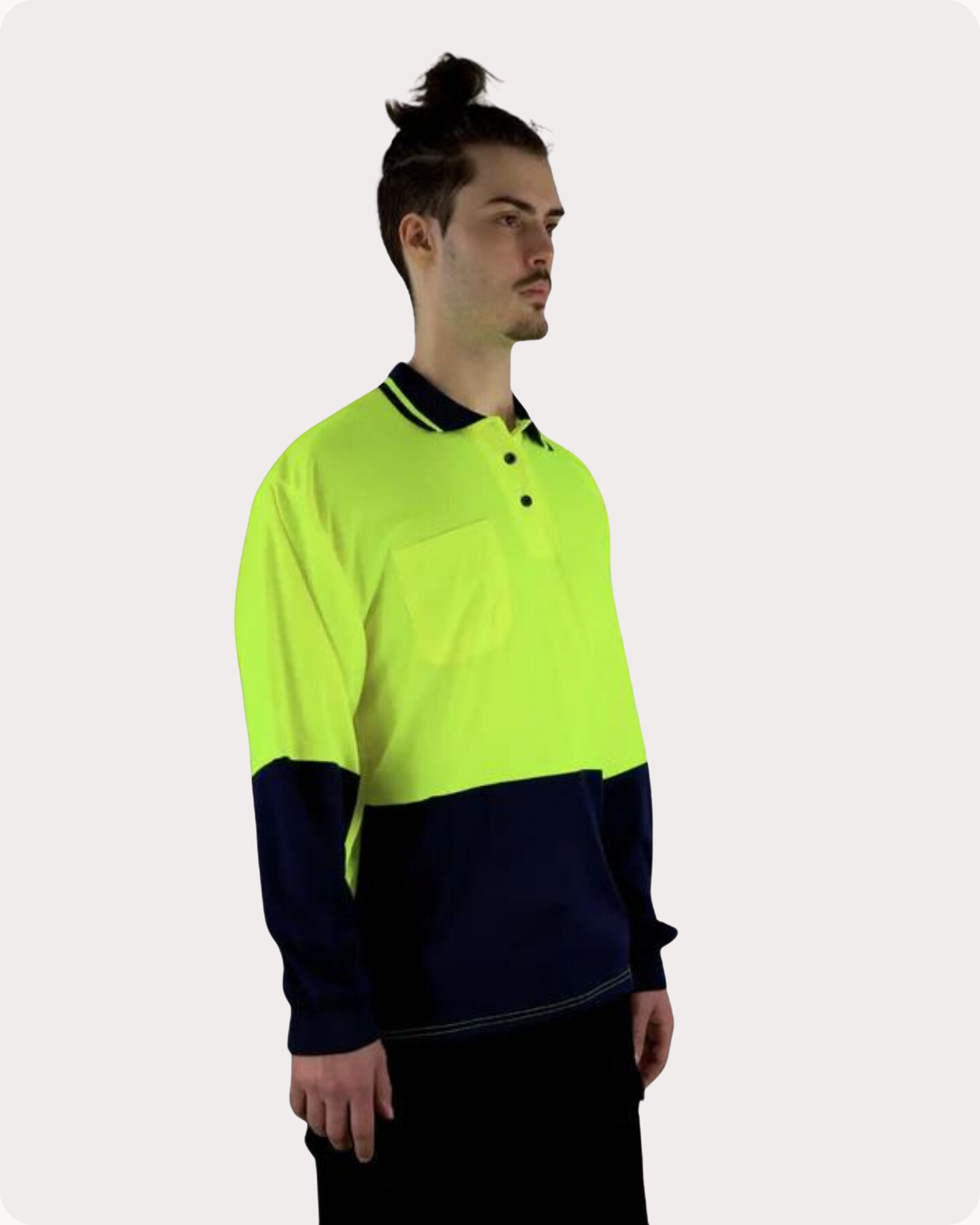 Hi Vis LS Polo Shirt 19YL