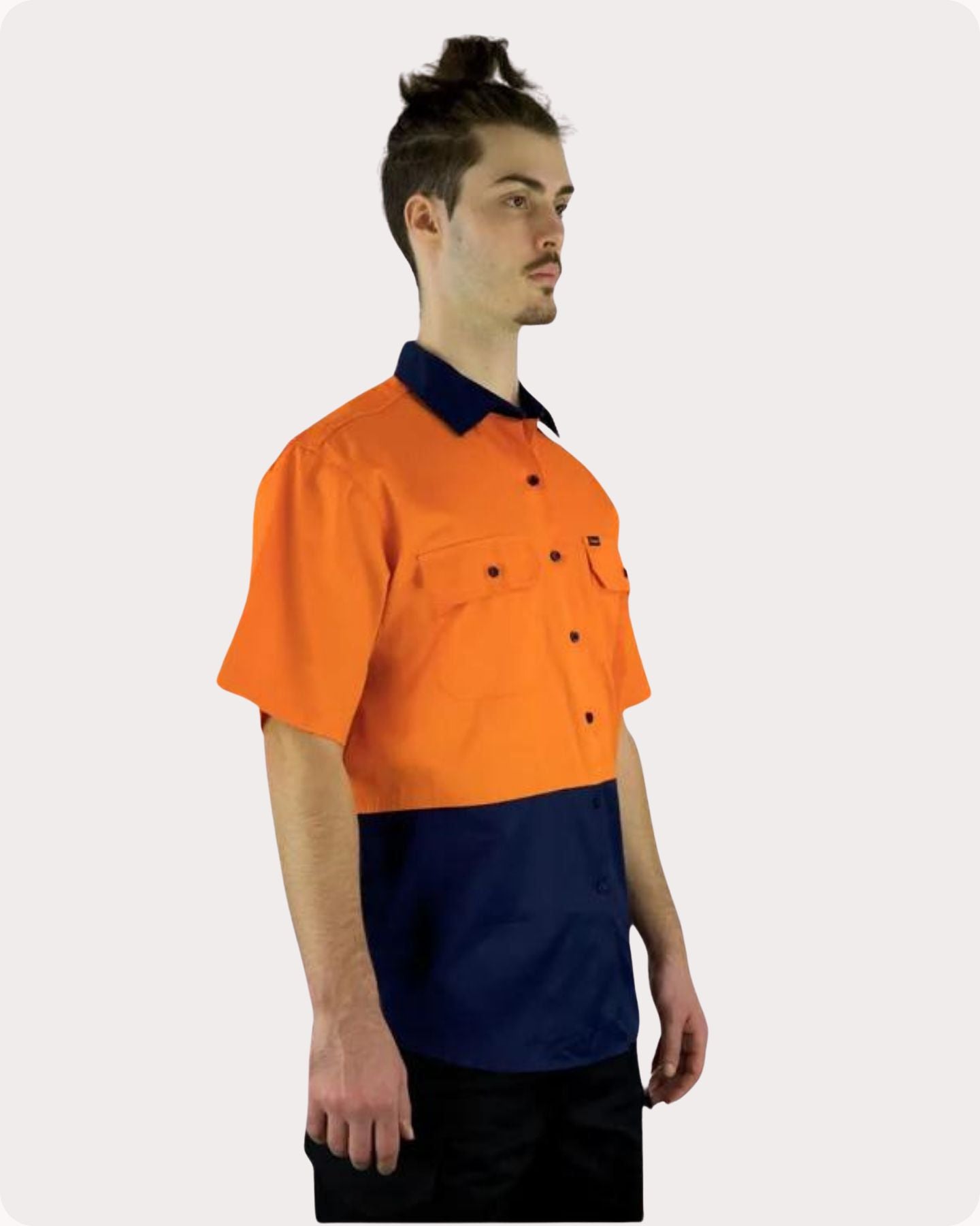 Hi Vis SS Lightweight Drill Shirt 7LDOS