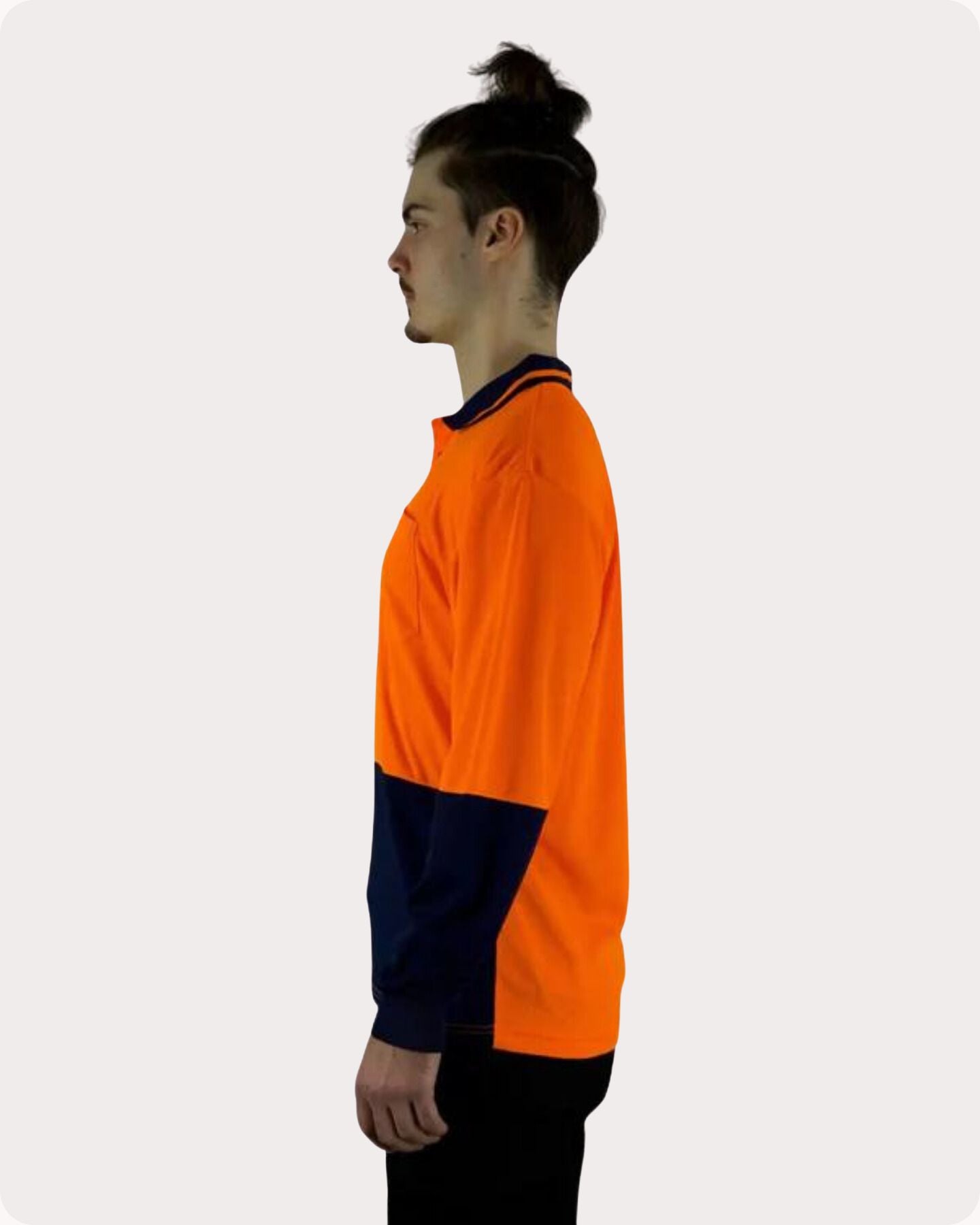 Hi Vis LS Polo Shirt 19OL