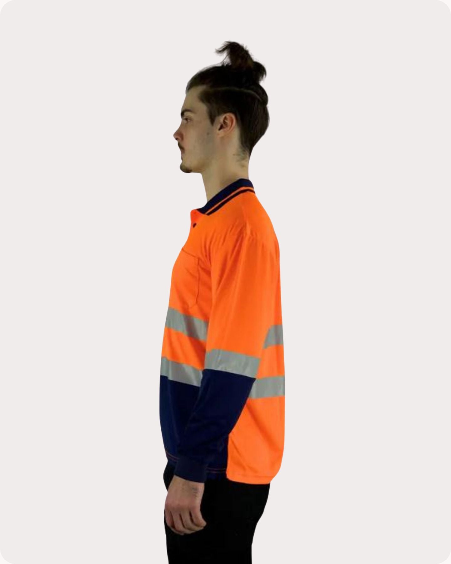 Hi Vis LS Taped Polo Shirt 19OLT