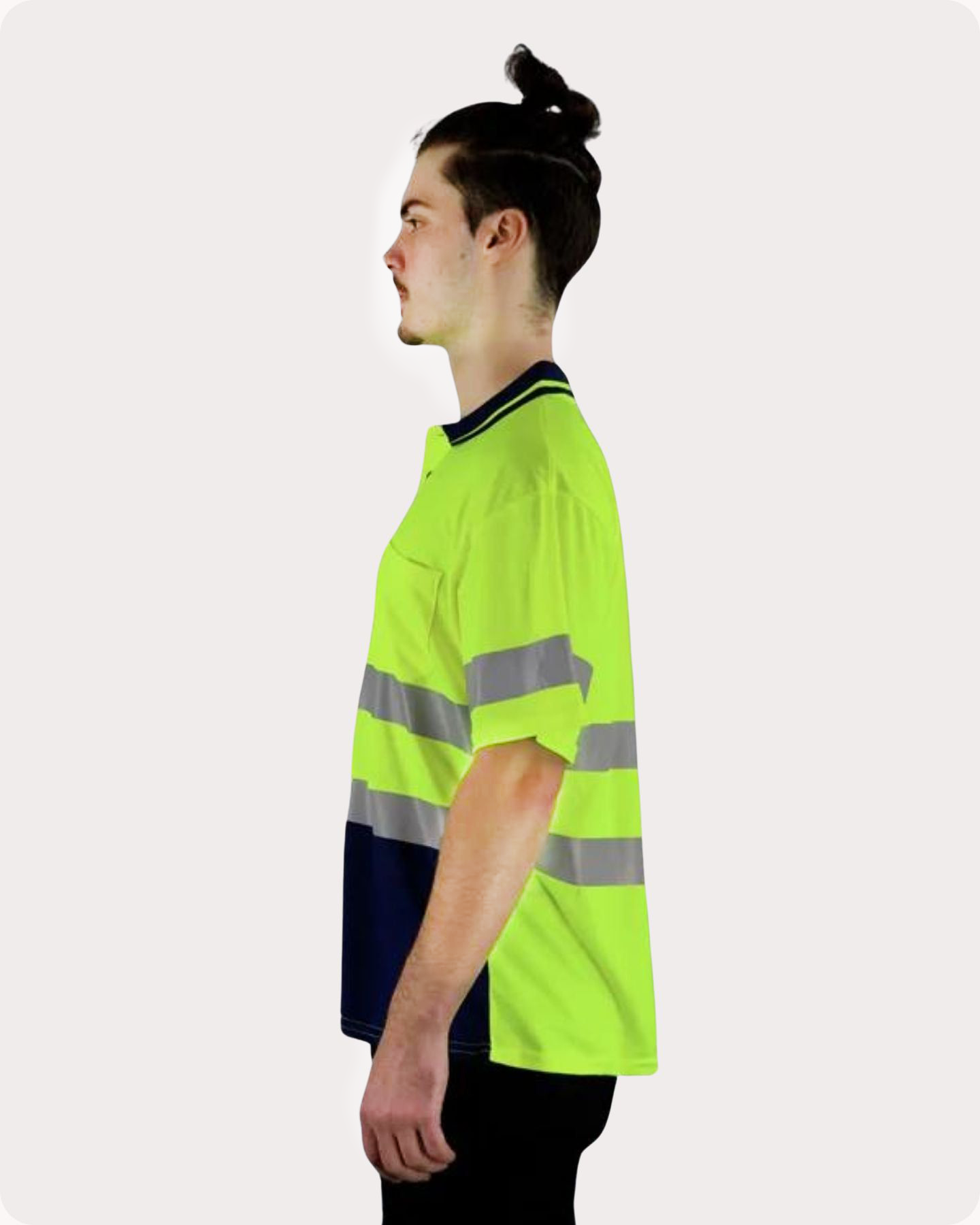 Hi Vis SS Taped Polo With Pocket 19YST