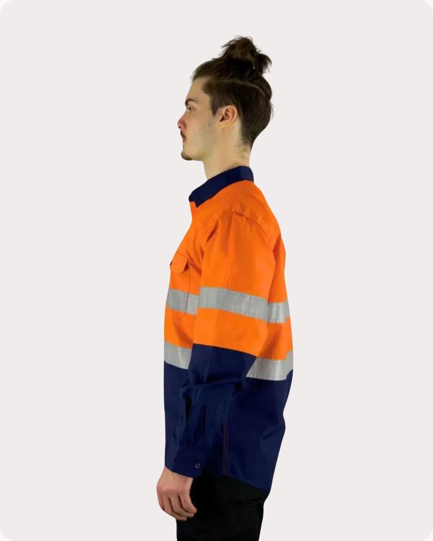 Hi Vis LS Taped Shirt With Pocket 7LDOT