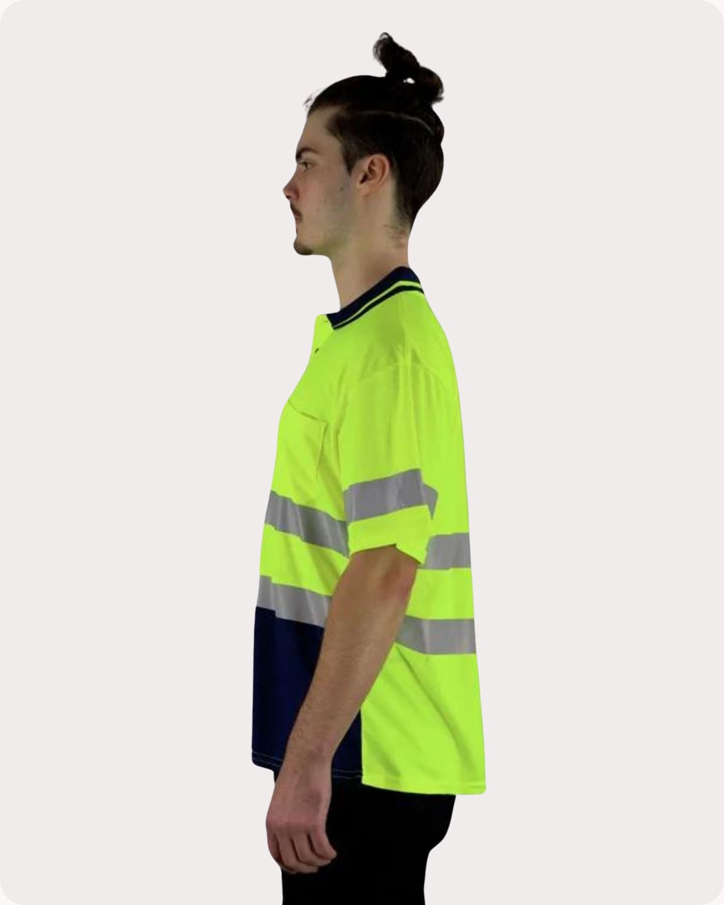 Hi Vis SS Taped Polo With Pocket 19YST