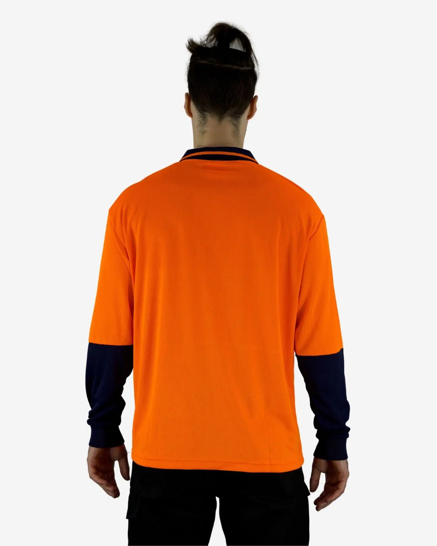 Hi Vis LS Polo Shirt 19OL - Orange