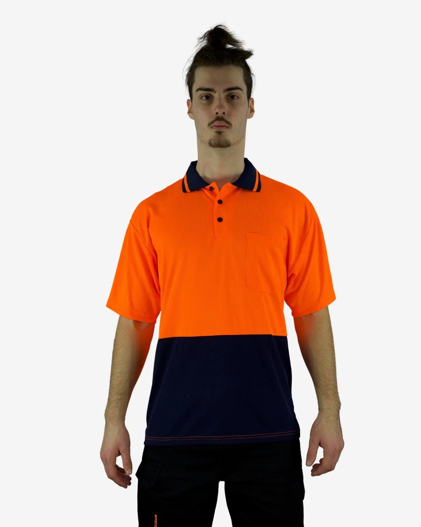 Hi Vis SS Polo Shirt 19OS - Orange