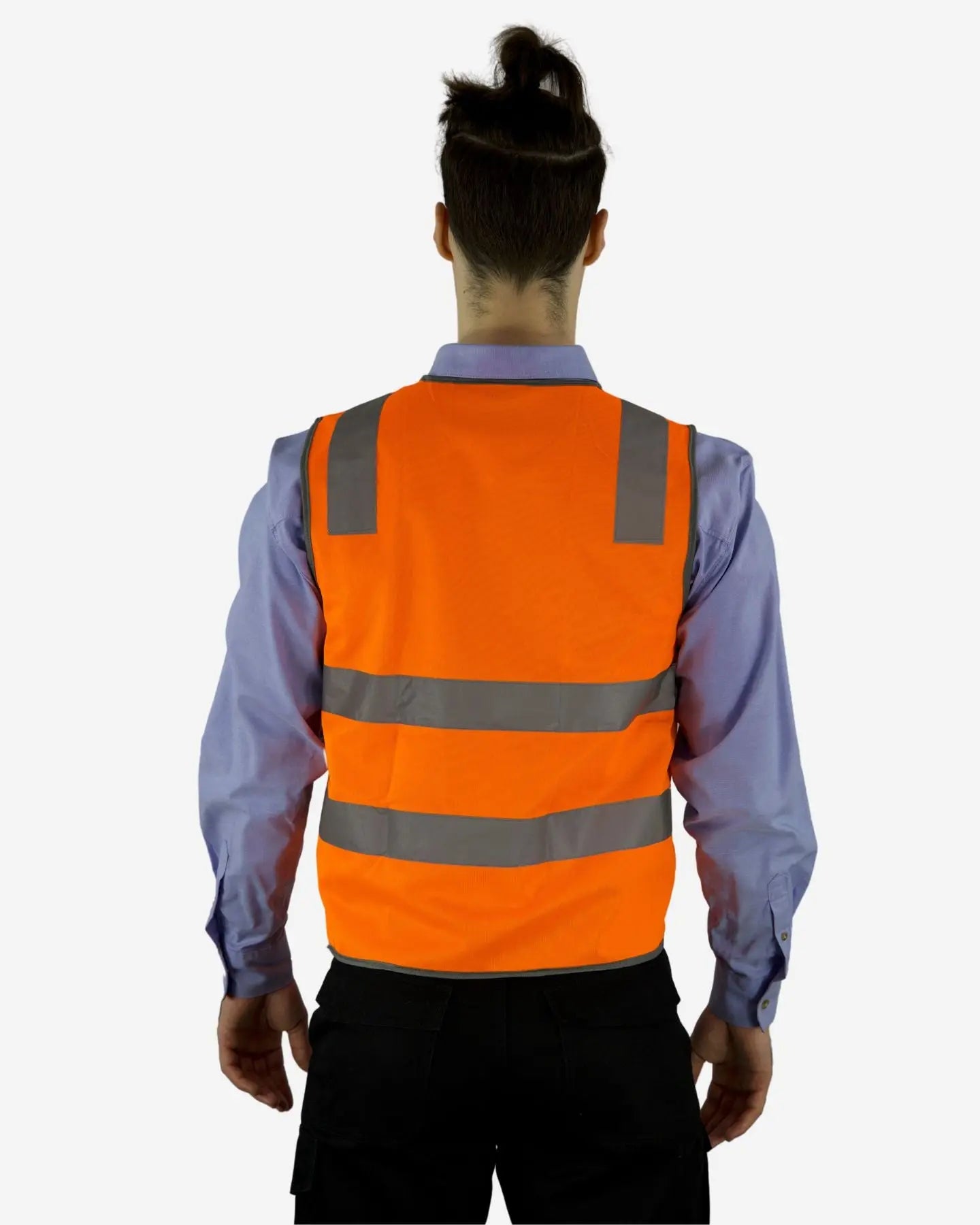Hi Vis Taped Safety Vest 12VOT - Orange