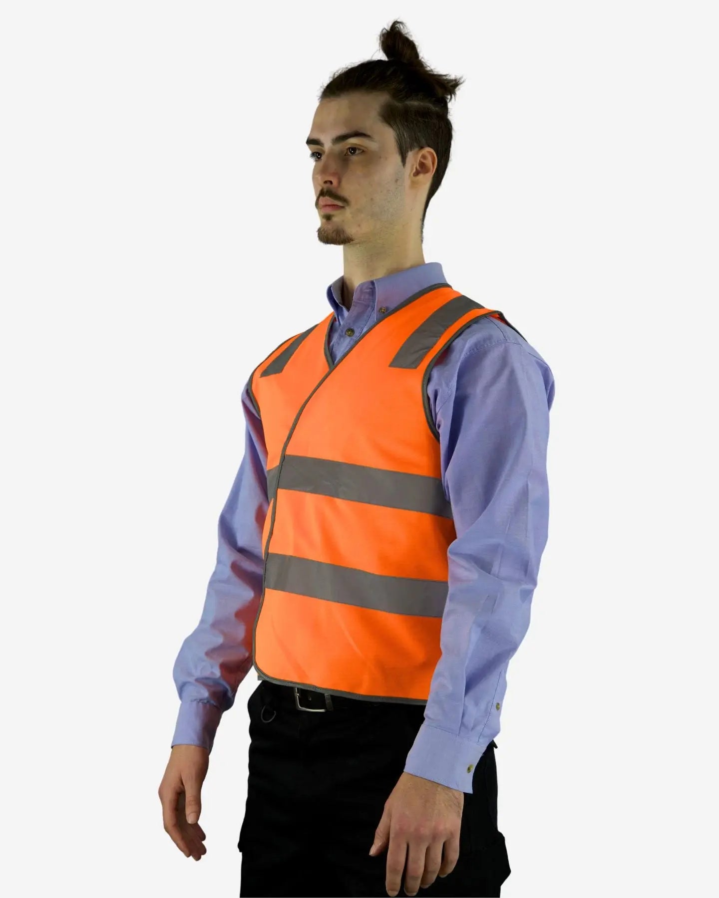 Hi Vis Taped Safety Vest 12VOT - Orange