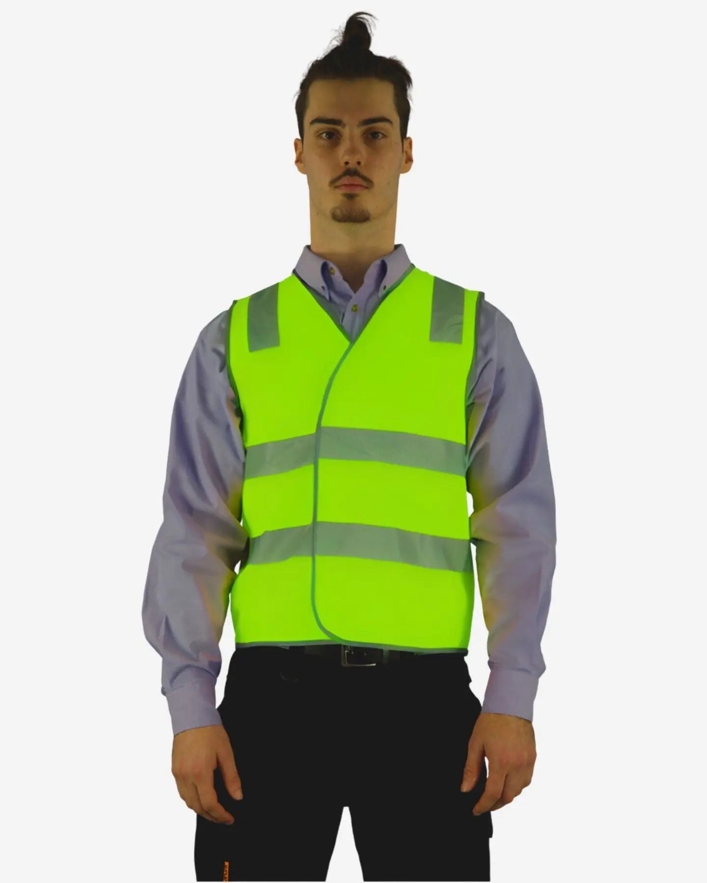 Hi Vis Taped Safety Vest 2VYT - Yellow