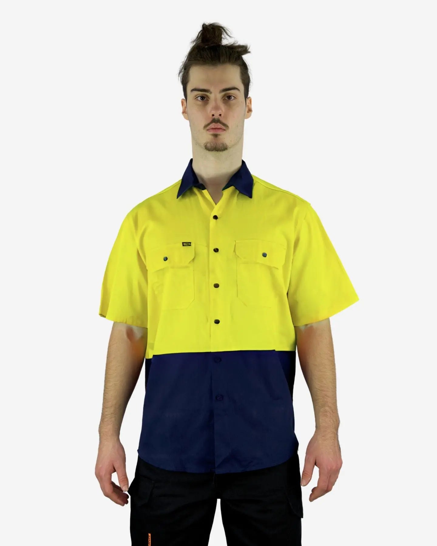 Hi Vis SS Drill Shirt 7LDYS - Yellow