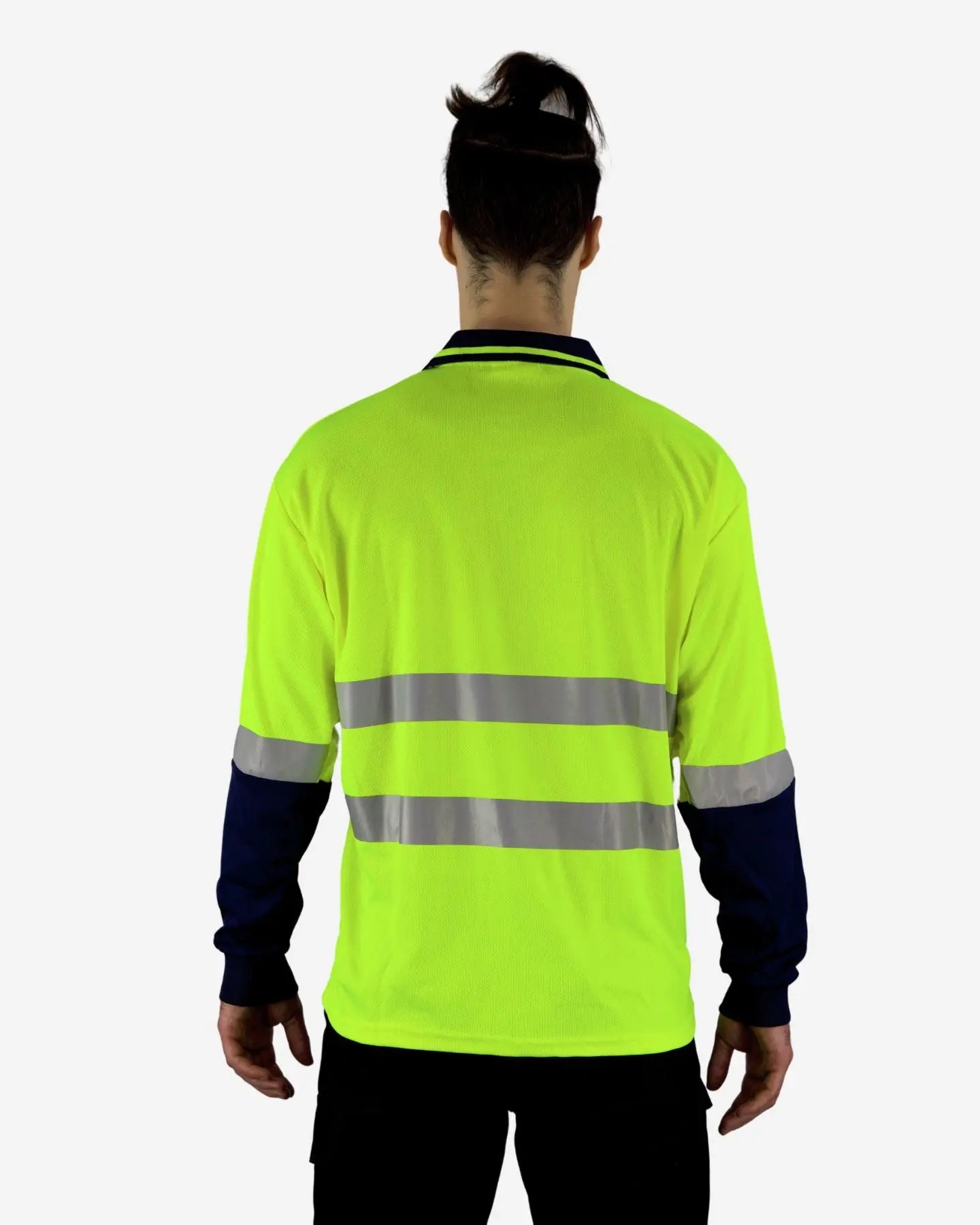Hi Vis LS Taped Polo with Pocket 19YLT - Yellow
